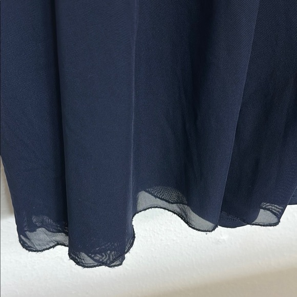 Pisarro nights blue navy and Gold Beaded Dress size 4 - Picture 15 of 16